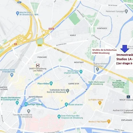 Immostrasbourg - Hebergements De Tourisme Classes Proche Centre Et Conseil D'europe Daire